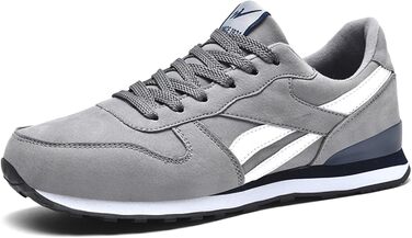 Чоловічі кросівки для бігу та занять спортом: легкі, дихаючі, з неслизькою підошвою. Розміри 39-45 EU, кольори: чорний, сірий