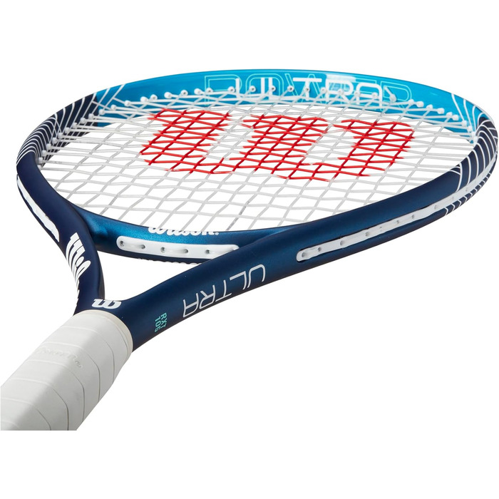 Тенісна ракетка Wilson Blade 101L V9, унісекс, 4-1/8'', синя/біла