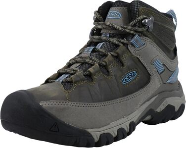Черевики для туризму Keen Targhee III Mid WP жіночі (40.5 EU, Dark Olive Atlantic Blue Grey)