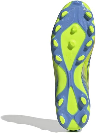 Бутси для футболу Adidas F50 League Unisex Multi Ground (47 EU, Синьо-жовто-рожеві)