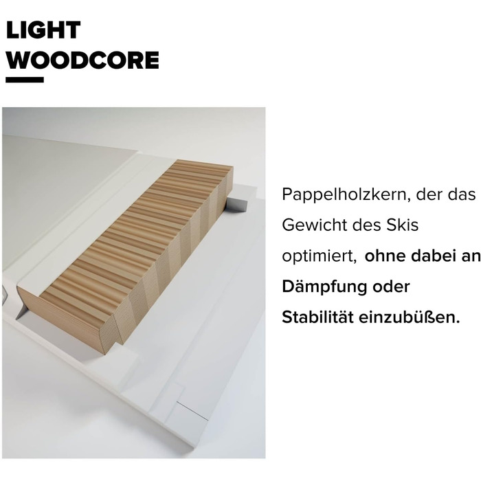 Лижі ATOMIC REDSTER SC для катання на лижах (білі/чорні, 168 см) – для жінок та чоловіків