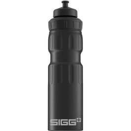 Фляга для велосипеда SIGG Alu 0.75л чорна - Швейцарія, спортивний ковпачок, без BPA, легка, герметична