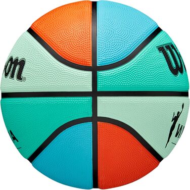 М'яч для баскетболу Wilson WNBA DRV Bright Outdoor, 6, Оранжевий/Телесний