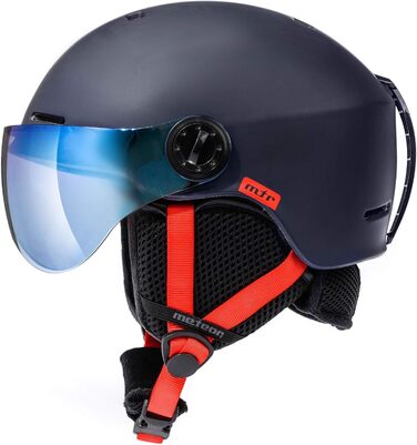 Шолом гірськолижний дитячий/жіночий/чоловічий Meteor, Navy blue (53-55 см)