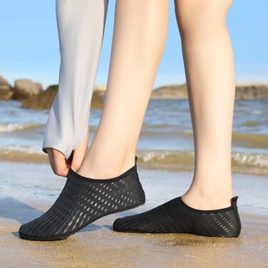 Шкарпетки для плавання та водних видів спорту Sixspace, чорні, розмір 34-47