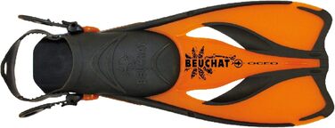 Дитячий набір для снорклінгу BEUCHAT Oceo: маска, трубка, ласти (розмір 24/26, помаранчевий)