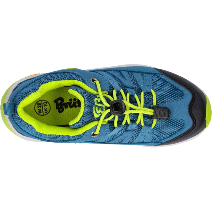 Трейлраннінгівські кросівки Brütting Ohio для хлопчиків, 34 EU, Petrol Lemon
