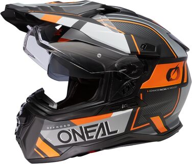 Мотошолом O'NEAL D-SRS V.23 для доріг, ендуро та туризму, інтегрована сонцезахисна лінза, Bluetooth та Pinlock, дорослий XL