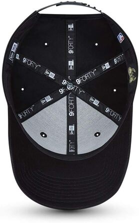 Кепка New Era Milwaukee Bucks 9Forty Snapback чорного кольору, універсальний розмір