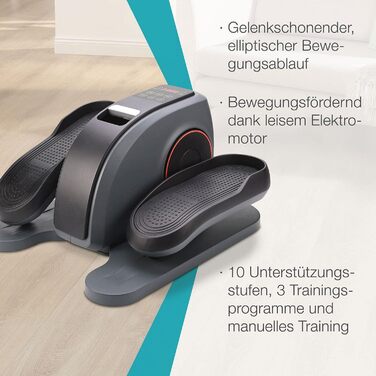 Міні-еліптичний тренажер MaxVitalis: компактний велотренажер для дому та офісу з комп'ютером та 3 програмами