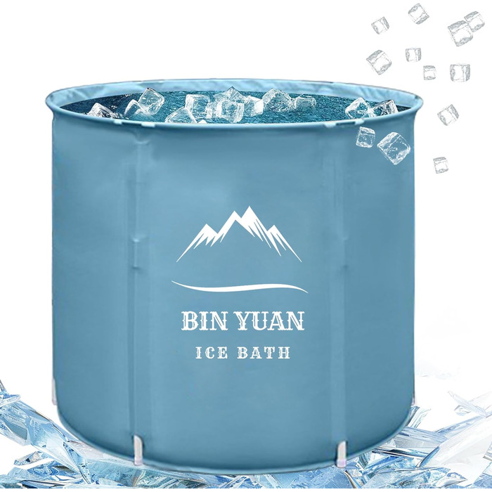Тонна для криотерапії B&Y з кришкою для дорослих, стабільна, для спорту та відпочинку на відкритому повітрі