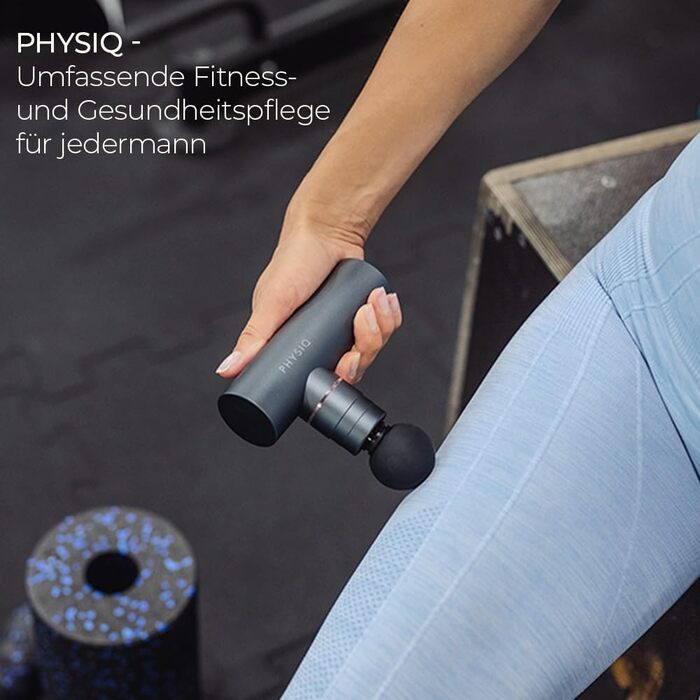 PHYSIQ Масажний пістолет для тіла, масажер для шиї, спини та фасцій, електричний масажер-ган для м'язів