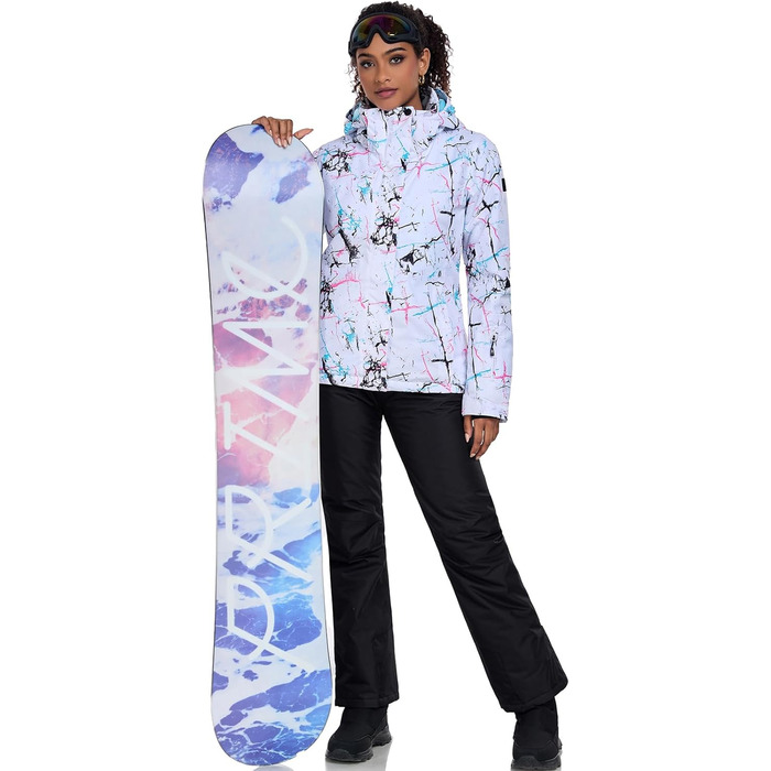 Жіночий сніговий комбінезон HOTIAN, водонепроникний, вітронепроникний, теплий, для катання на лижах, сноуборді, походів, альпінізму, кольори: чорний та кольоровий