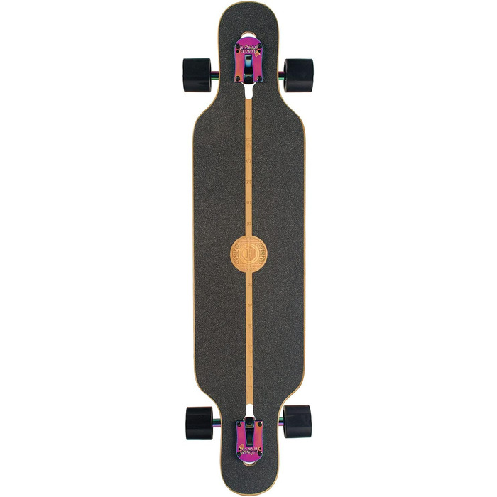 Лонгборд JUCKER HAWAII HOKU V2 Precision Flex 1 Neochrome — скейтборд із бамбука, клену та скловолокна, обмежена серія, 2 рівні жорсткості, лімітований дизайн