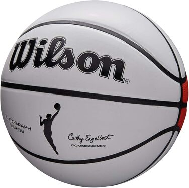 Баскетбольний м'яч WILSON WNBA для жінок, офіційний та міні, біло-оранжевий, серія Commemorative