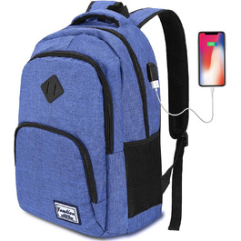 Рюкзак для ноутбука YAMTION 35L з USB, водонепроникний, для чоловіків і жінок, шкільний