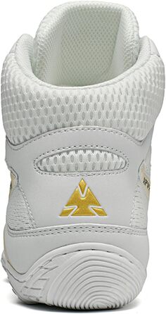 Чоловічі боксерські туфлі Pro для боротьби, дихаючі, неслизькі, зручні, хай-топ, фітнес-туфлі, взуття для тренувань, зала, бодібілдинг (41 EU, White A)