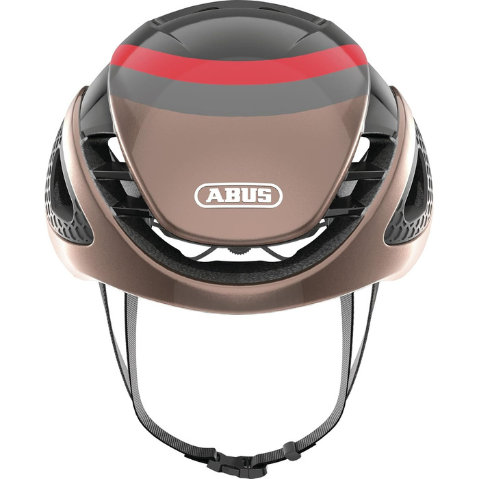 Велошолом ABUS GameChanger для шосе, аеродинамічний, вентиляція, S (51-55 см), мідний/червоний металлік, унісекс