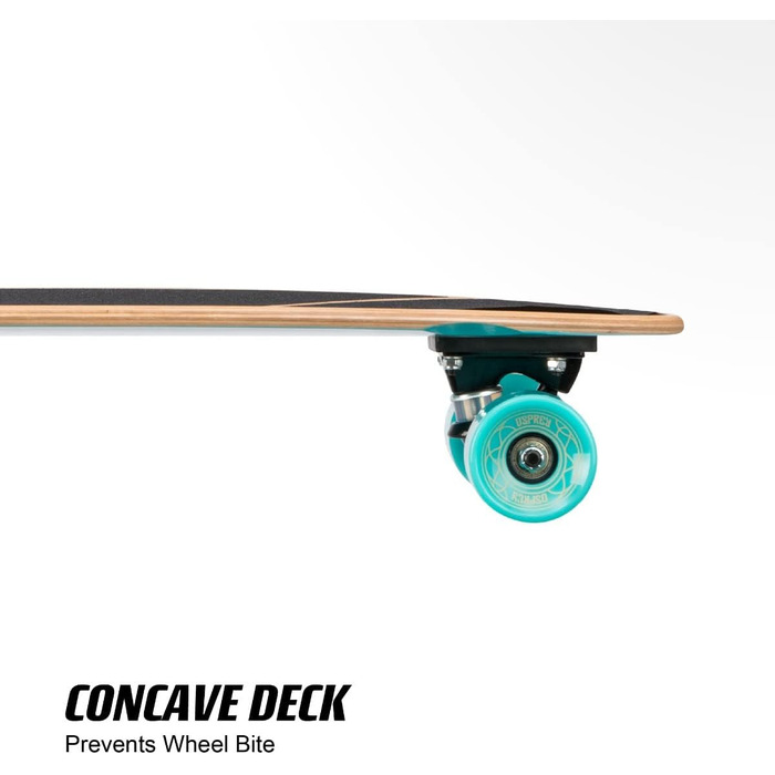 Лонгборд Osprey Pintail Helix 36''-46'' для дітей і дорослих, повна комплектація, декілька розмірів