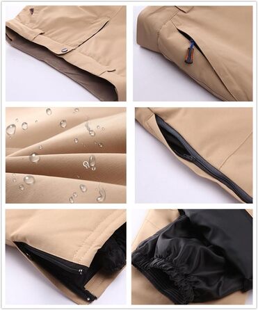 Чоловічий зимовий костюм для сноубордингу та катання на лижах, водонепроникний, вітронепроникний, теплий, для походів та скелелазіння, розмір L, чорний