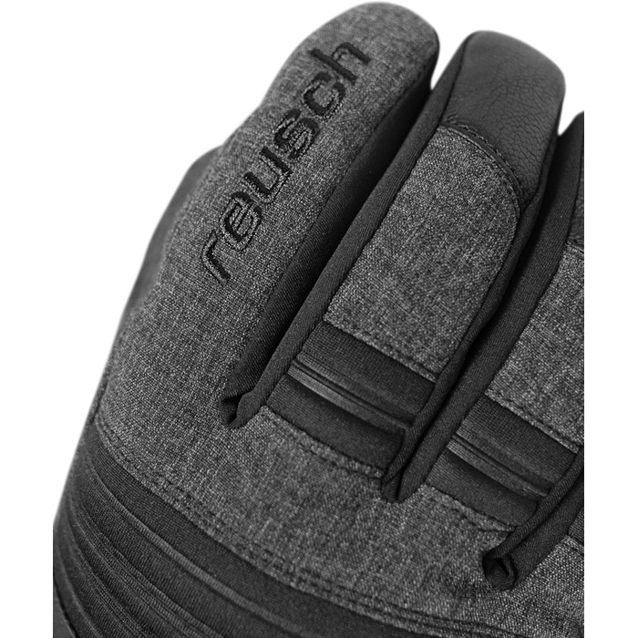 Універсальні чоловічі рукавички Reusch Conan R-Tex XT, сірі-чорні, розмір 7, для зимових видів спорту
