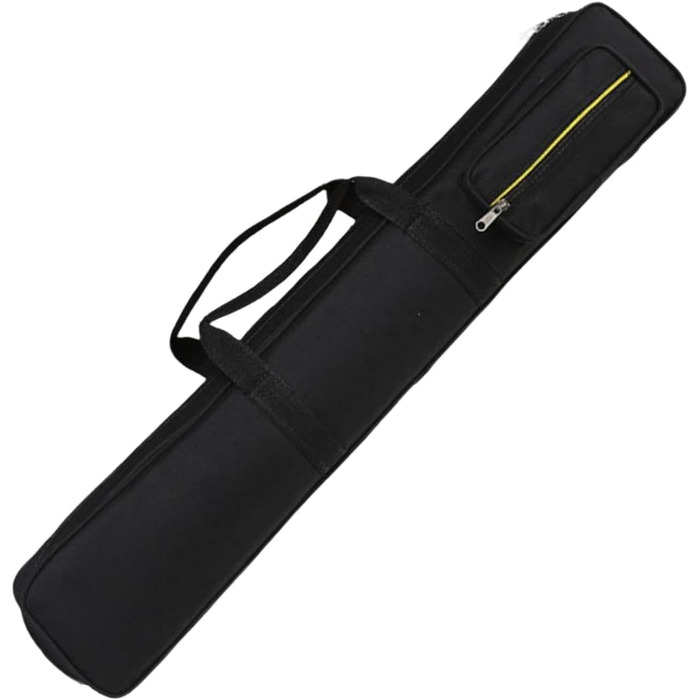 Чохол для кия Billard з 8 відділеннями, з ремінцем, ударостійкий, для кия з суглобом 1/2, чорний