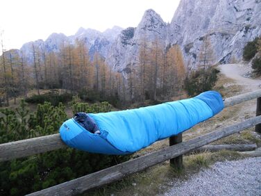 Спальний мішок Aven Peak 230 см - зимовий, екстремальний (-32°C), з'єднується, блакитний - для кемпінгу, парний