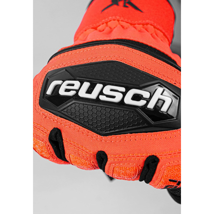 Чоловічі лижні рукавички Reusch Worldcup Warrior R-Tex XT, теплі, водонепроникні, мембрана, дихаючі, чорні/червоні, розмір 10.5