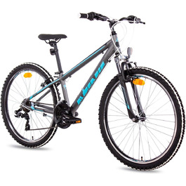 Гірський велосипед Airtracks YO.2640 26'' алюмінієвий, Shimano 21 швидкість, хардтейл для підлітків, зріст 150-165 см, 2023 рік