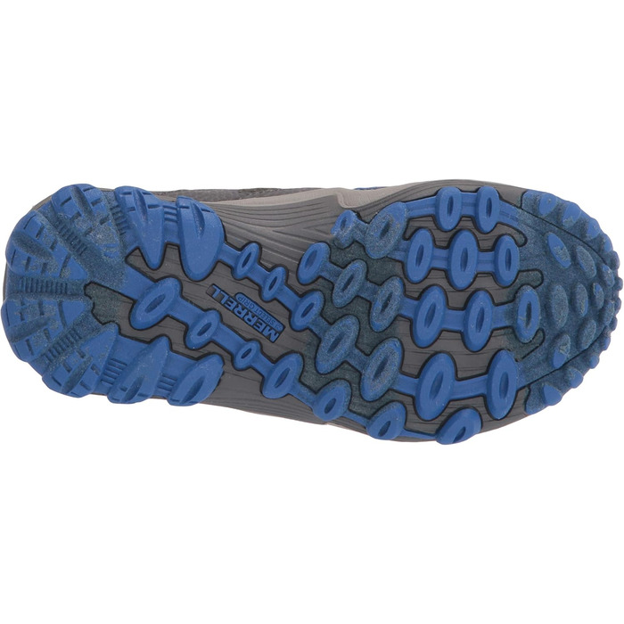 Дитячі черевики Merrell Chameleon 7 Access Mid WTRPF, унісекс, сірий/блакитний, розмір 1 Little Kid