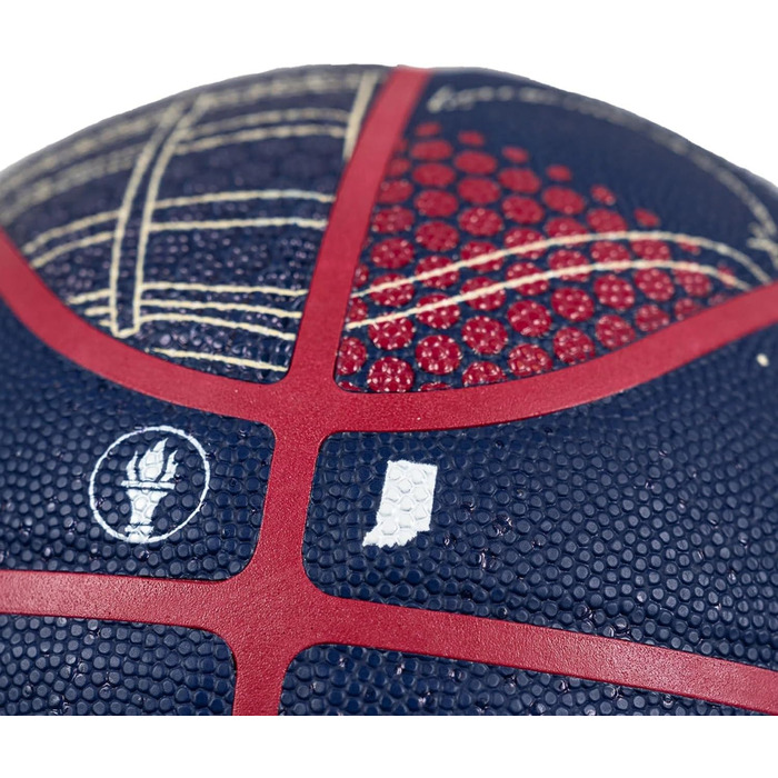 Баскетбольний м'яч Wilson NBA All-Star 2024 Indianapolis, колекційний, розмір 7, для дорослих, темно-синій