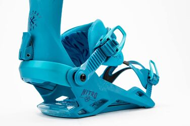 Кріплення для сноуборду Nitro Team '22 чоловічі, універсальні, фристайл, фрірайд, синій