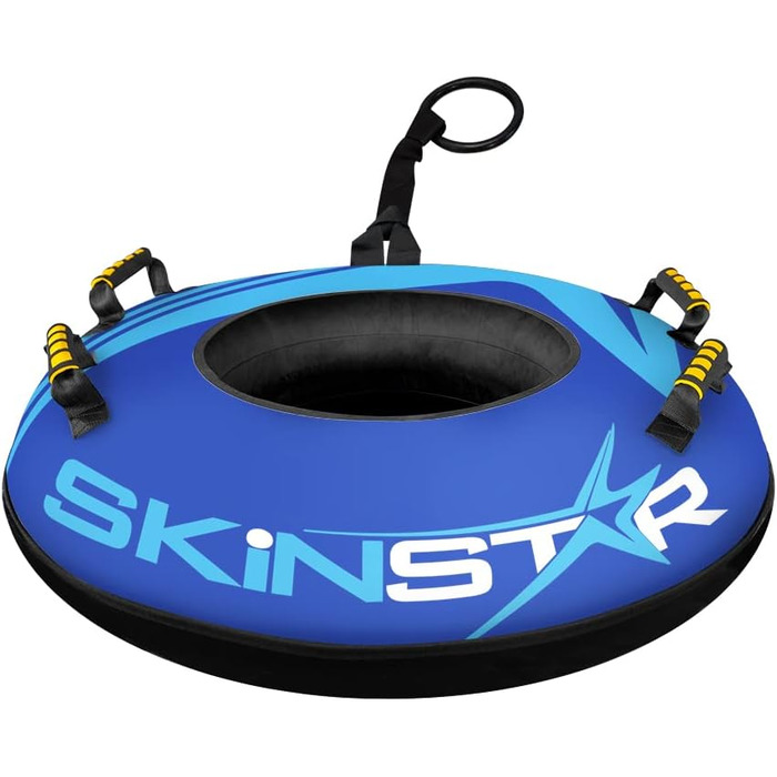 Сноутюбінг SkinStar Profi 70 см, надувний санчата-коло для катання по снігу, синій
