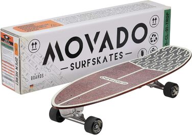 Лонгборд STAR SCOOTER Surf Skateboard Vintage Retro Cruiser, ABEC-11, повний комплект, універсальний, Tropical