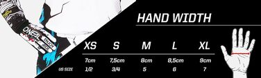 Мотоциклетні рукавички O'NEAL Matrix Youth Villain для катання на велосипеді, мотокросі, MTB, DH, FR, Downhill, Freeride. Розмір S.