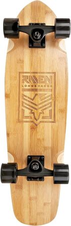 Longboard RAVEN для дітей та дорослих: скейтборд з алюмінієвими траками, PU колесами та підшипниками ABEC-9 Trevix