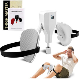 Тренування стегон та внутрішньої поверхні ніг Thigh Master: регульований опір 10.0-35.9 кг, для формування сідниць та зміцнення м'язів тазу