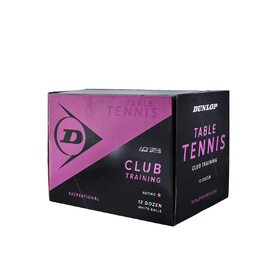 М'ячі для настільного тенісу Dunlop Club Training 144 шт, білі - для початківців