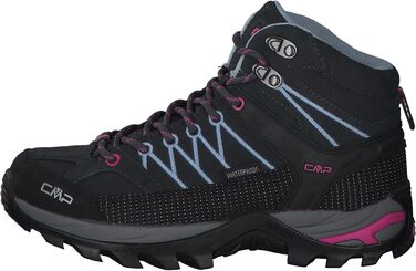 Жіночі трекінгові черевики CMP Rigel Mid Wmn Wp, 41 EU, Titanio Skyway