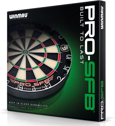 Дартборд WINMAU Pro SFB з сизалю, професійний, різнокольоровий