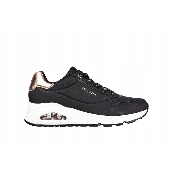 Жіночі кросівки Skechers UNO - SHIMMER 155196-BLK, чорні, 38,5