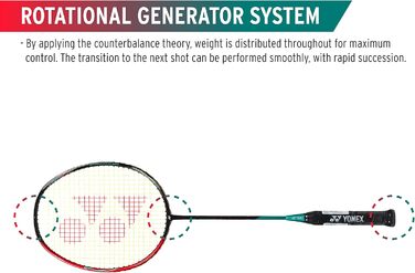 Бадмінтонна ракетка YONEX Astrox 38 D, графітова, для професіоналів