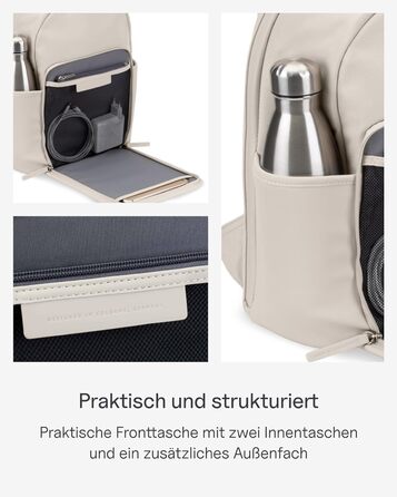 Рюкзак Kapten & Son Aalborg 12 л для ноутбука 12'' – стильний міський рюкзак для жінок і чоловіків, ручна поклажа, універсальний для навчання, роботи та подорожей