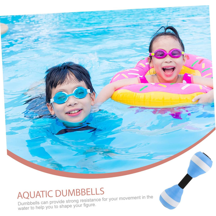 Водні гантелі Kisangel для плавання та фітнесу (2 шт.) - ідеально для дорослих та дітей