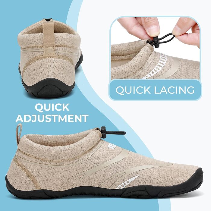 Чоловічі та жіночі аквашузи Mishansha з дихаючої сітки, швидковисихаючі, літні, розмір 36-46, хакі