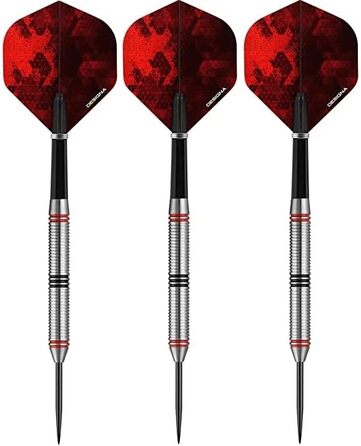 Дротики для дартсу Designa Vampires V2 M2 зі сталевим вістрям, стандартні та персоналізовані, 21г, 23г, 25г