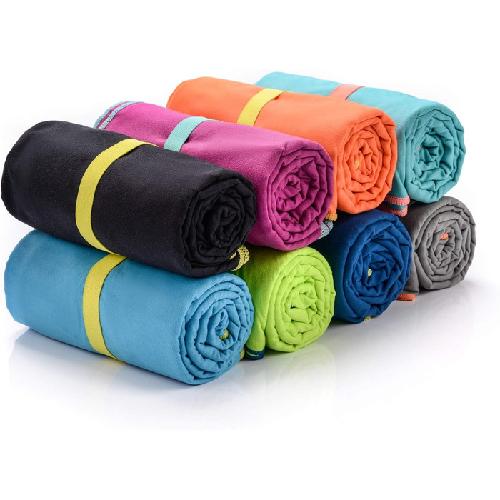 Рушник спортивний Meteor Sport Microfiber XL/XXL, 9 кольорів, 110x175 см, ультра легкий, швидковисихаючий, для фітнесу, подорожей, сауни, пляжу