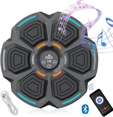 Музична Bluetooth бокс-машина для дому, електронна настінна тренувальна система для боксу, розрядки стресу