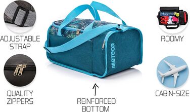 Спортивна сумка METEOR 20/40 л для дітей і дорослих, плавальна, дорожня, для тренажерного залу, плечова, компактна, з принтом Leaves