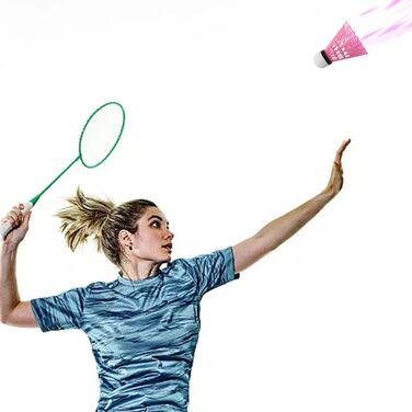 Набір для бадмінтону FYSL 12 шт. Міцні нейлонові волани для гри на відкритому повітрі, тренувань, відпочинку, початківців. Білий+Жовтий+Рожевий